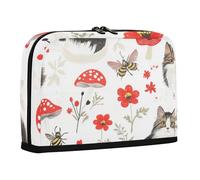 Trousse à crayons amusante avec motif chat norvégien - Grande capacité - Fermeture éclair - Fournitures scolaires pour filles
