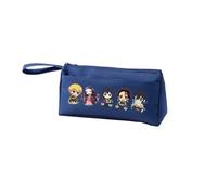 Trousse à crayons Anime Kimetsu no Yaiba pour garçons/filles, Kochou Shinobu/Kamado Tanjiro, trousse à crayons double couche, trousse à crayons Kamado Nezuko High School pour étudiants 21 x 4,7 x 9,5