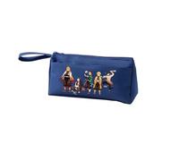 Trousse à crayons Anime Kimetsu no Yaiba pour garçons/filles, Kochou Shinobu/Kamado Tanjiro, trousse à crayons double couche, trousse à crayons Kamado Nezuko High School pour étudiants 21 x 4,7 x 9,5