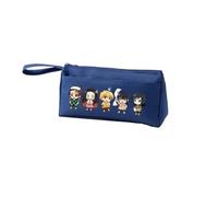 Trousse à crayons Anime Kimetsu no Yaiba pour garçons/filles, Kochou Shinobu/Kamado Tanjiro, trousse à crayons double couche, trousse à crayons Kamado Nezuko High School pour étudiants 21 x 4,7 x 9,5