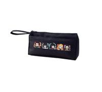 Trousse à crayons Anime Kimetsu no Yaiba pour garçons/filles, Kochou Shinobu/Kamado Tanjiro, trousse à crayons double couche, trousse à crayons Kamado Nezuko High School pour étudiants 21 x 4,7 x 9,5