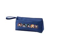 Trousse à crayons Anime Kimetsu no Yaiba pour garçons/filles, Kochou Shinobu/Kamado Tanjiro, trousse à crayons double couche, trousse à crayons Kamado Nezuko High School pour étudiants 21 x 4,7 x 9,5