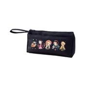 Trousse à crayons Anime Kimetsu no Yaiba pour garçons/filles, Kochou Shinobu/Kamado Tanjiro, trousse à crayons double couche, trousse à crayons Kamado Nezuko High School pour étudiants 21 x 4,7 x 9,5