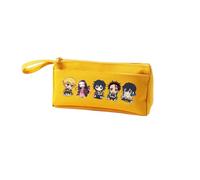 Trousse à crayons Anime Kimetsu no Yaiba pour garçons/filles, Kochou Shinobu/Kamado Tanjiro, trousse à crayons double couche, trousse à crayons Kamado Nezuko High School pour étudiants 21 x 4,7 x 9,5