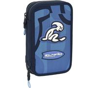 Trousse à crayons avec accessoires El Niño Bahia bleu (12.5 x 19.5 x 4 cm) (28 pcs)