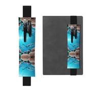 Trousse à crayons avec bande élastique à motif baleines des mers profondes, convient pour les cadeaux d'anniversaire des filles, la fête des enseignants, l'obtention d'un diplôme, la papeterie intime