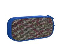 Trousse à crayons avec code de programmation pour programmateur, cosmétiques, outils artistiques, fournitures pour étudiants, enseignants, utilisation polyvalente, bleu, Taille unique, Ensemble