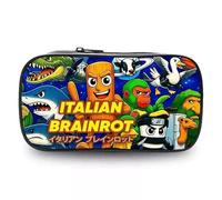 Trousse à crayons avec créatures mythiques - Boîte de rangement inspirée de la tradition chinoise antique, motif dragon et phénix fantastique, fournitures scolaires pour adolescents et adultes