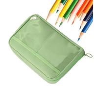 Trousse à crayons avec dessins animés - Trousse à crayons avec dessins animés | Trousse multifonction pour crayons avec 12 compartiments, vert, Consulte la descripción, crayons et marqueurs