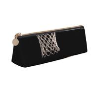 Trousse à crayons avec fermeture éclair et motif lamantins des Indes occidentales - En cuir PVC - Triangle - Trousse de maquillage, Basket-ball sportif, Taille unique, Cartable