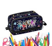 Trousse à crayons avec fermeture éclair - Grande capacité - Boîte de rangement amusante, a, Refer to description, Unisexe
