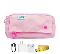 Trousse à Crayons Avec Fermeture Éclair Imperméable et Réutilisable | Grande Sac Pochette À Stylos Pour Art Salle De emmes Université École