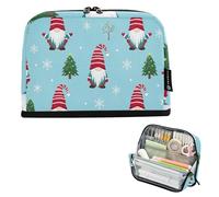 Trousse à crayons avec fermeture éclair Motif nains mignons pour filles Organiseur personnalisé Fournitures de rentrée scolaire