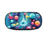 Trousse à crayons avec impression 3D - Avec fermeture éclair - Grande capacité - Fournitures de bureau, Noir/blanc, One Size, Mignon