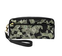 Trousse à crayons avec imprimé dollar pour filles, étudiants, cosmétiques, pour l'école, le bureau, les voyages