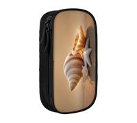 Trousse à crayons avec imprimé paysage sur la plage, sac de rangement, boîte à crayons de grande capacité, sac à crayons portable avec fermeture éclair