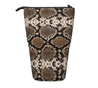 Trousse à crayons avec motif serpentin, pochette télescopique, porte-crayons portable, trousse de rangement pour cosmétiques