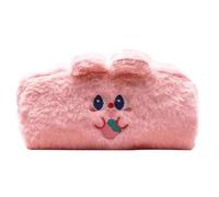 Trousse à crayons avec ours en peluche, organiseur de stylo avec ours de dessin animé,Trousse en peluche douce avec ours rembourré | Porte-crayons cosmétique Trousse souple pour crayons, ,