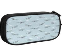 Trousse À Crayons Avions Biplans Blue Sky Speedy, Grande Capacité Grande Pochette Porte-Stylo