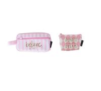 Trousse à crayons - Believe in yourself - Rose - Multi-usage - 1 porte-monnaie offert - Fille