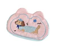 Trousse à crayons brodée en forme de chien de grande capacité - 18 x 11 cm - Organiseur de voyage pour stylos et maquillage - Pour filles et femmes - Pour enfants et adultes, F