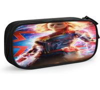 Trousse À Crayons Captain Marvel, Trousse De Maquillage, Trousse De Maquillage, Trousse De Maquillage, Trousse De Papeterie Pour L'école, Le Bureau