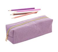 Trousse à crayons,Classeur de rangement spacieux - Station à stylos élégante pour notes d'autocollants de marquage de gomme linéaire - Voyage Bureau Collège Art Classe Travail, voilet, verwijzen naar