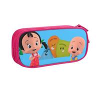 Trousse à crayons Cleo and Cuquin avec fermeture éclair, grande capacité, boîte de rangement pour stylos, papeterie, sac de rangement, trousse de maquillage, pochette de bureau, fournitures de papeter