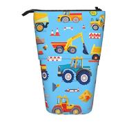 Trousse à crayons colorée sur pied de voiture - Joli camion - Porte-stylo télescopique - Trousse à crayons pop-up - Trousse de maquillage - Organiseur de papeterie pour l'école, le bureau, les voyages