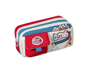 Trousse à crayons - Cordon de crayon pour école | Boîte à crayons Z | Pasching Girl Boys Been - Étui à crayons pour le bureau scolaire | Sac à fermeture éclair de grande capacité, Bleu lac, Consulte
