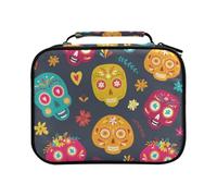Trousse à crayons de couleur Day of The Dead Skull - Grande capacité - Pour crayons de couleur, stylos, marqueurs, #01, Taille unique, Charmant