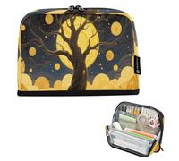 Trousse à crayons de grande capacité 21,1 x 15 cm Arbre céleste Midnight