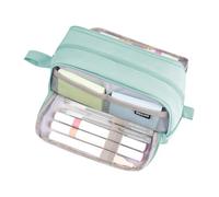 Trousse à Crayons de Grande capacité avec 4 Compartiments | Support Multifonction pour Papeterie, marqueurs, école, Bureau, Salle de Classe, université, Adolescents, Artistes et Fournitures