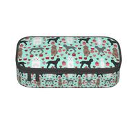 Trousse à crayons de grande capacité avec fermeture éclair pour garçons filles étudiants école, Noir , Taille unique, Valise