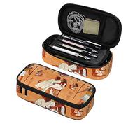 Trousse à crayons de grande capacité avec fermeture éclair - Style vintage - Égypte ancienne - Pour filles, garçons, adolescents, adultes, école, bureau, études, étudiants, papeterie, maquillage,
