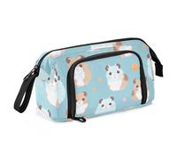 Trousse à crayons de grande capacité avec motif souris de dessin animé - Pour l'école, l'université, le bureau - Pour adolescents, adultes, étudiants, Souris Cartoon, Taille unique, Mallette