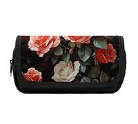 Trousse à crayons de grande capacité - Belle rose - Trousse à crayons pour homme - Esthétique - Organiseur d'outils de bureau, Style :, Taille unique