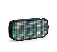 Trousse à crayons de grande capacité en forme de vache marron Highland, bovins, animaux célèbres, agriculture, campagne, sac de papeterie simple pour l'école, le bureau, les étudiants, les filles, les