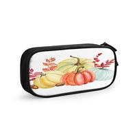 Trousse à crayons de grande capacité en forme de vache marron Highland, bovins, animaux célèbres, agriculture, campagne, sac de papeterie simple pour l'école, le bureau, les étudiants, les filles, les
