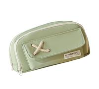 Trousse à crayons de grande capacité en toile - Trousse de maquillage pour fille - Trousse de maquillage