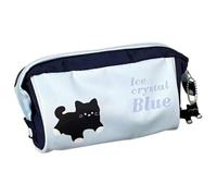 Trousse à crayons de grande capacité Little Cat | Trousse à crayons avec motif de chat de grande capacité, conteneurs de papeterie pour élèves de l'école primaire