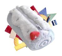 Trousse à crayons de grande capacité - porte-papeterie multi-compartiments, fermeture éclair durable, design léger et portable, disposition de rangement spacieuse, finition en tissu doux |