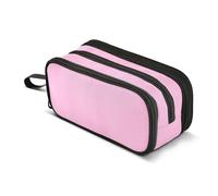 Trousse à crayons de grande capacité pour garçons avec porte-crayons - Légère - Couleur unie