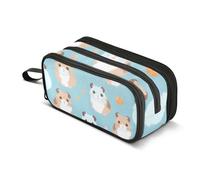 Trousse à crayons de grande capacité pour garçons et filles - 3 compartiments - Motif souris - Pour l'école, le bureau, le travail, Souris Cartoon, Taille unique, Mallette