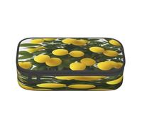 Trousse à crayons de grande capacité pour l'école, le bureau et les voyages, trousse ronde en forme de chrysanthèmes pour étudiant, trousse de toilette et de maquillage en tissu Oxford à fermeture