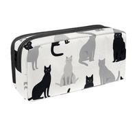 Trousse à crayons de grande capacité pour ranger des fournitures de bureau, des pensées d'oiseaux, des fleurs, Multicolore 12., 2.3x8.2x3.9in/6x21x10cm, Organiseur de sac