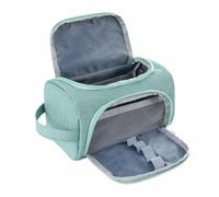 Trousse à crayons de grande capacité, sac de rangement multifonctionnel imperméable Oxford pour filles, garçons, adolescents, étudiants, vert émeraude, M, Moderne
