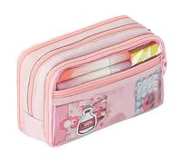 Trousse à crayons de grande capacité, sac de rangement pour papeterie, organiseur portable de 21 x 6,5 x 13 cm, avec notre trousse à crayons, , Refer to description, Unisexe