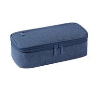 Trousse à crayons de grande capacité - Trousse à fermeture éclair en toile, organisateur de papeterie | Multi compartiments - Sac de rangement avec fentes pour stylos, porte-fournitures d'études de