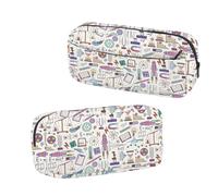 Trousse à crayons de physique - Cadeaux scientifiques pour physiciens - Organiseur de rangement - Trousse de maquillage avec fermeture éclair